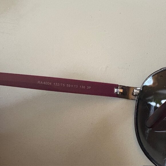 Ralph Lauren Women's Aviator Sunglasses Pre-Owned Polarized w/ Case - Picture 7 of 8